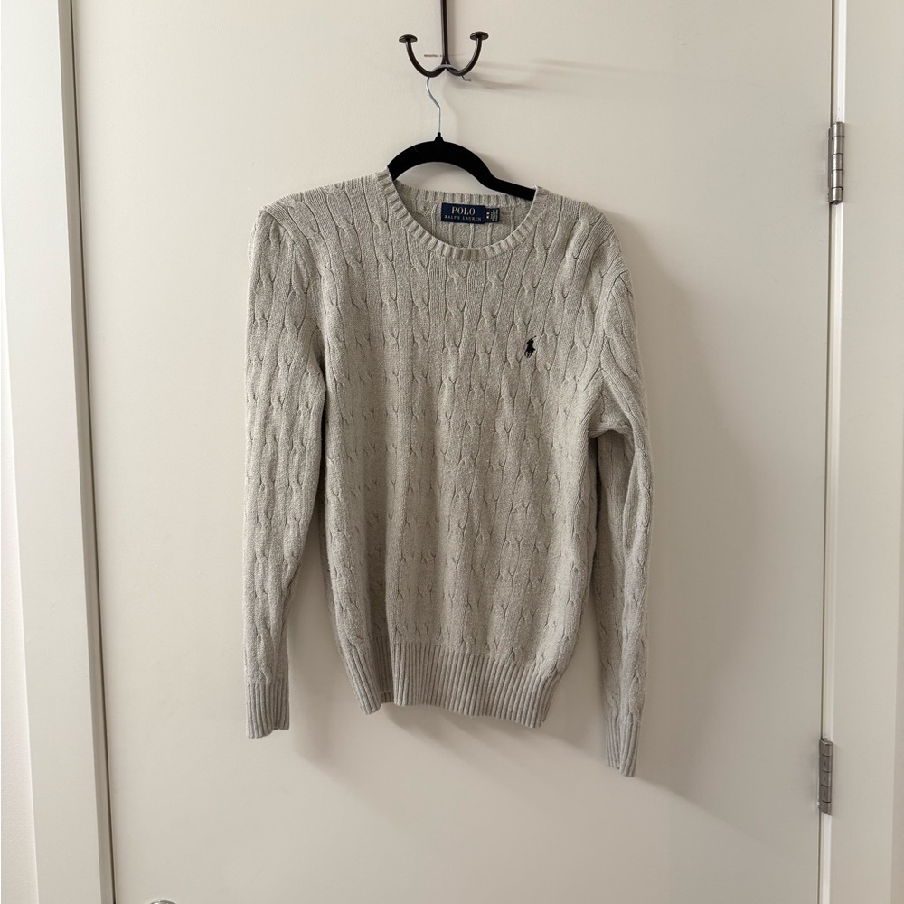 Polo by Ralph Lauren Nude Cable Knit Sweater